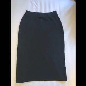 H&M business casual black pencil skirt